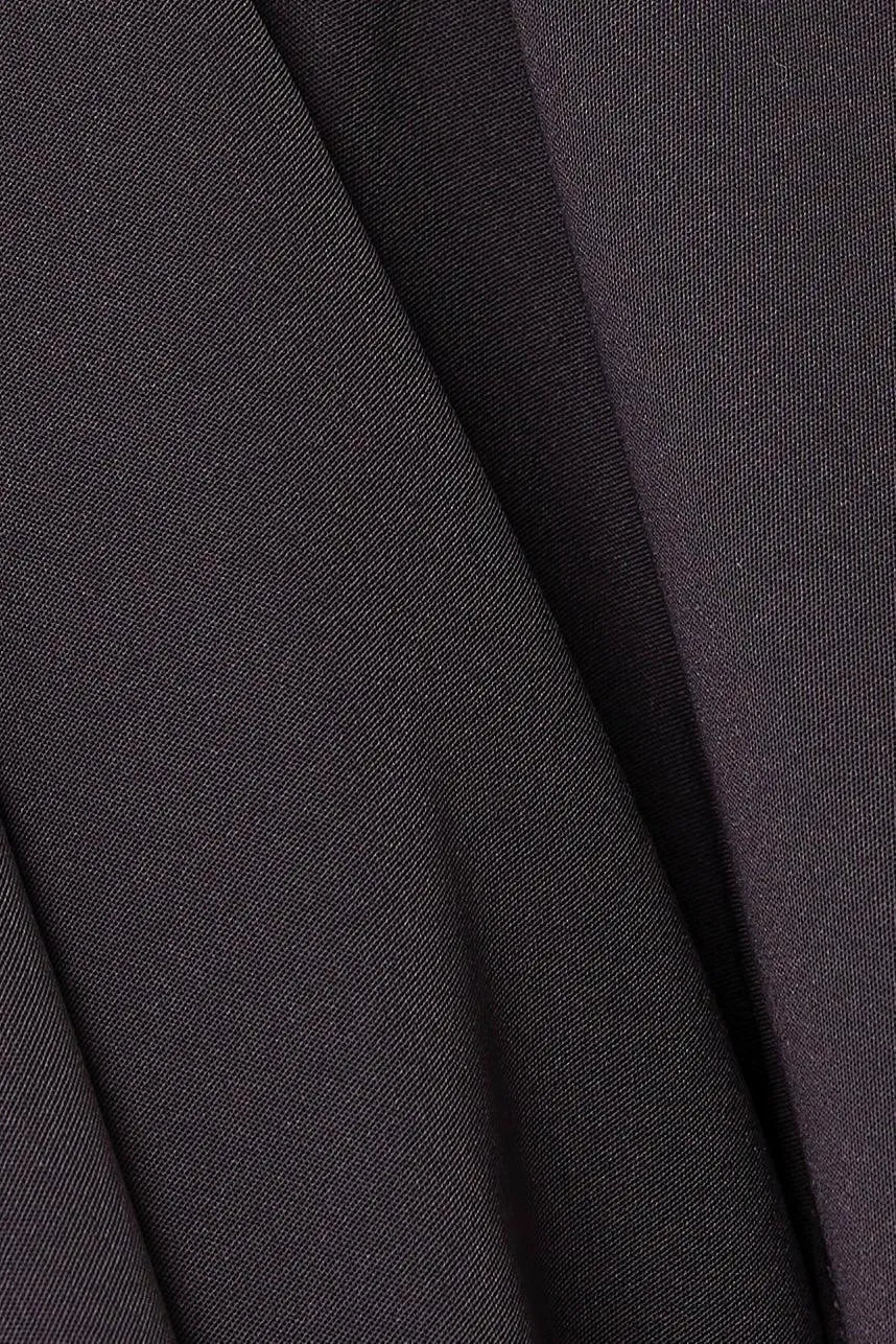 Accent Purple Tiana Crepe Abaya with Side Stitch - Posh Abaya