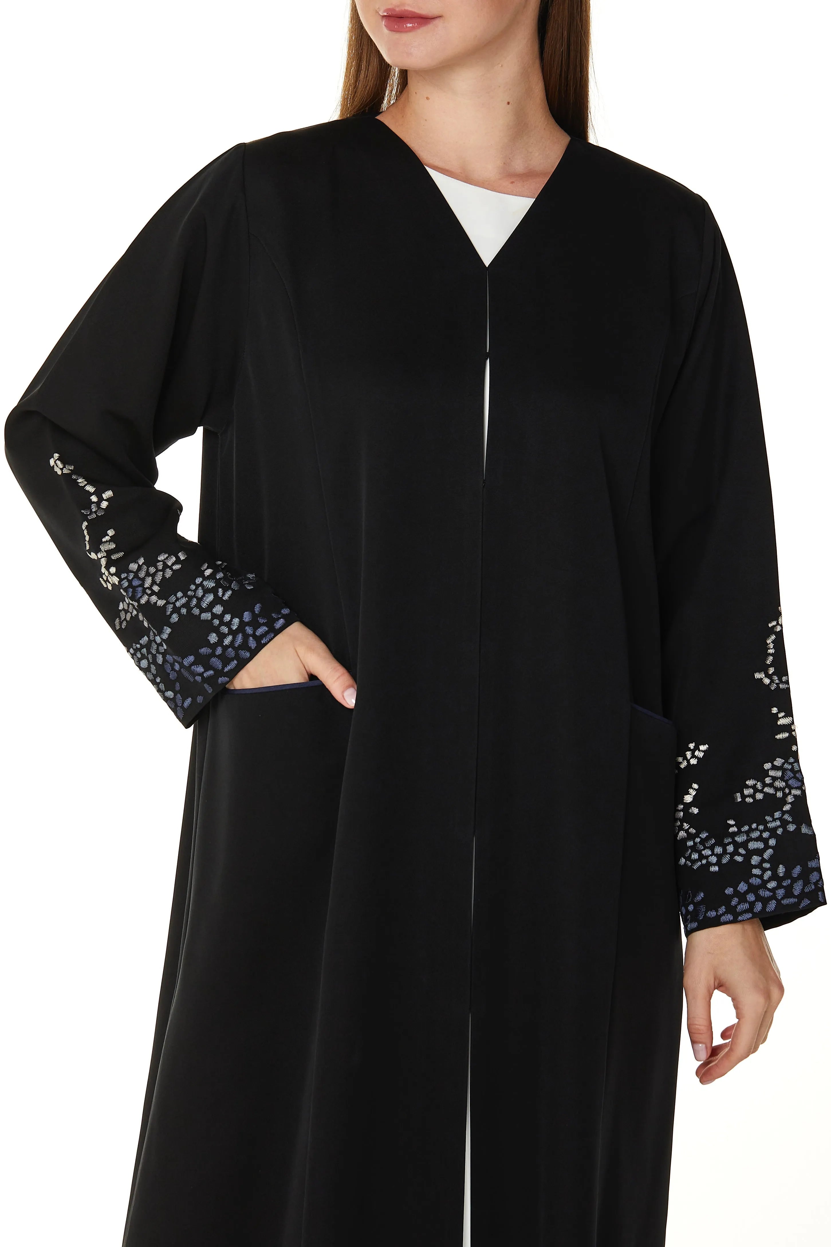 NS-2295/BK/3426 - Posh Abaya
