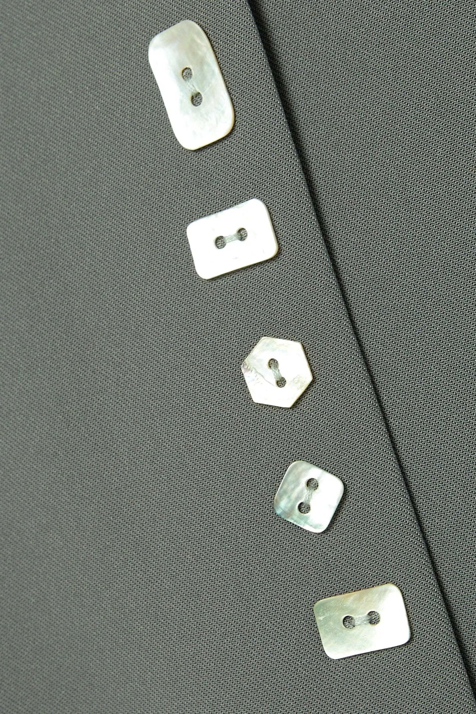 Grey Nova Crepe Abaya with Overlap - Posh Abaya