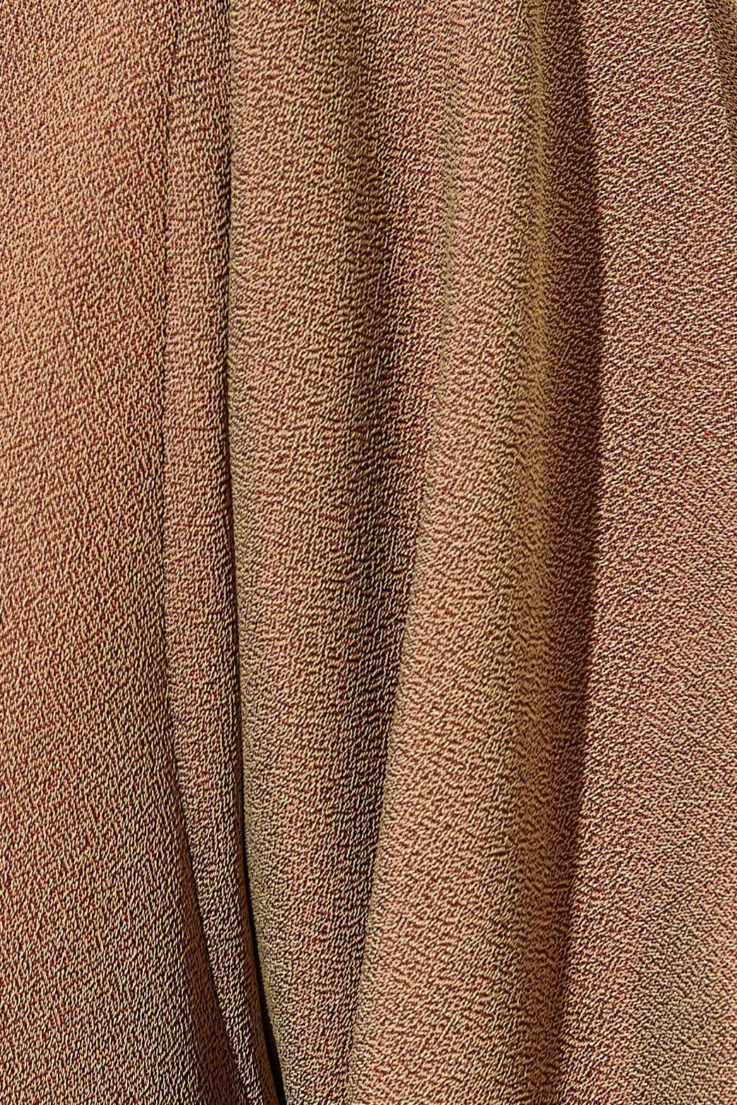 Gold Barfi Crepe Abaya with Dual Tone - Posh Abaya