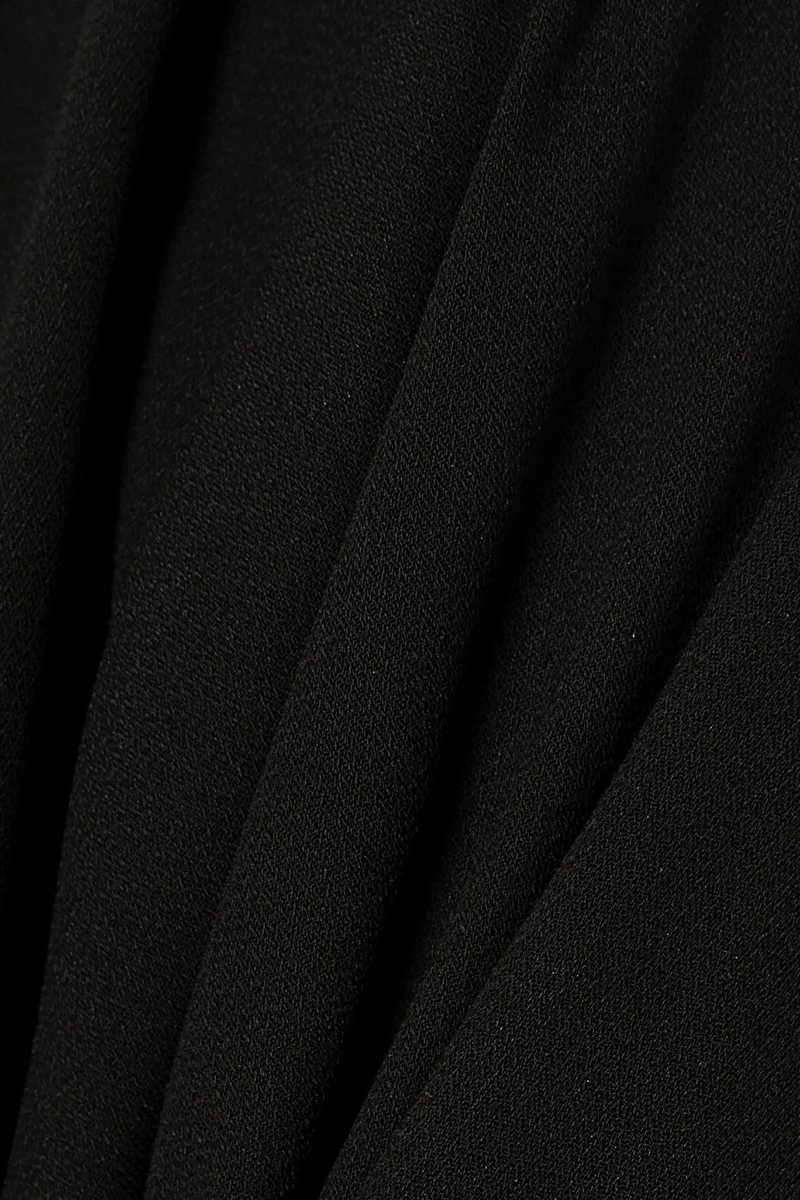 Black Eloise Crepe Abaya with Vibrant Floral Embroidery - Posh Abaya