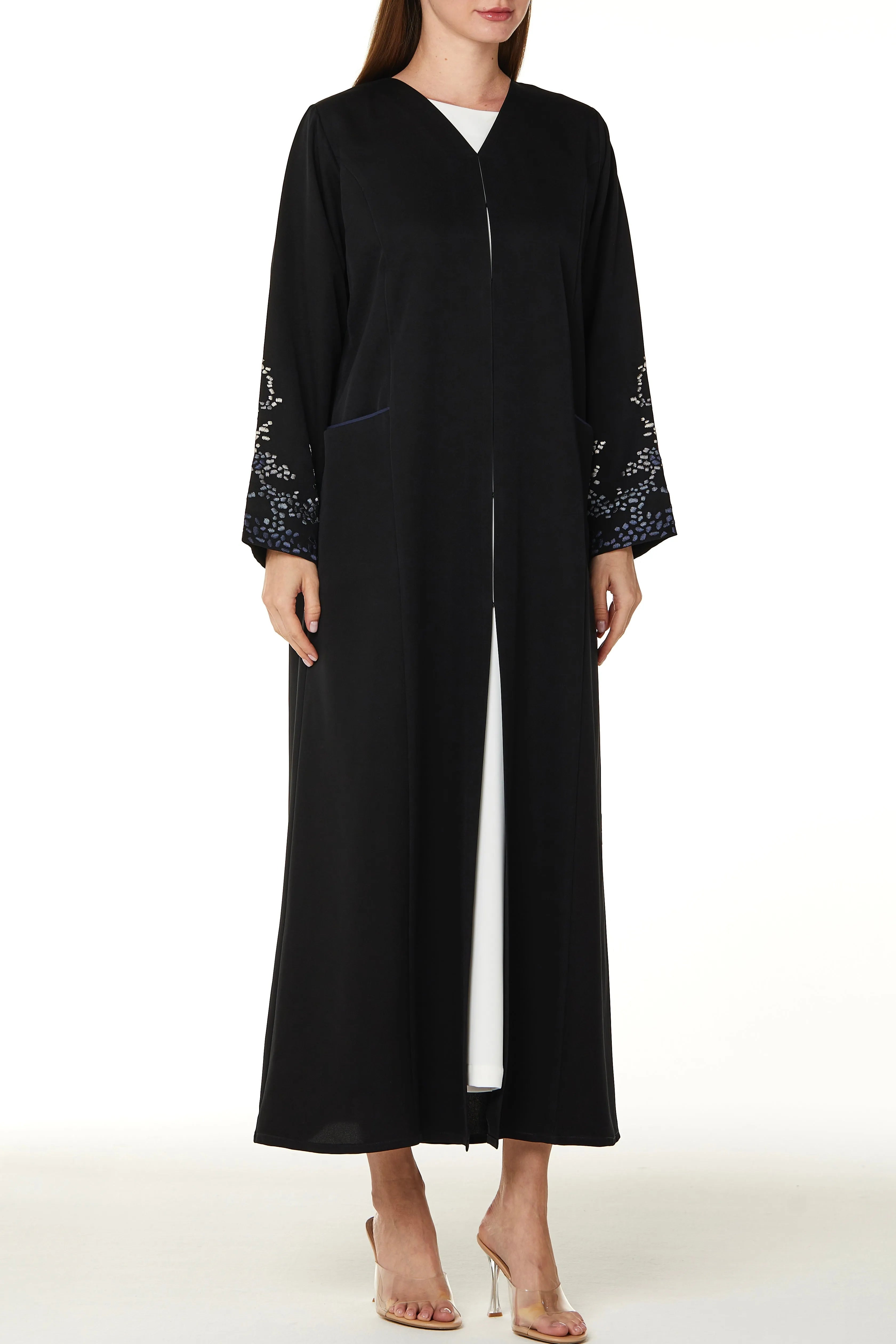 NS-2295/BK/3426 - Posh Abaya