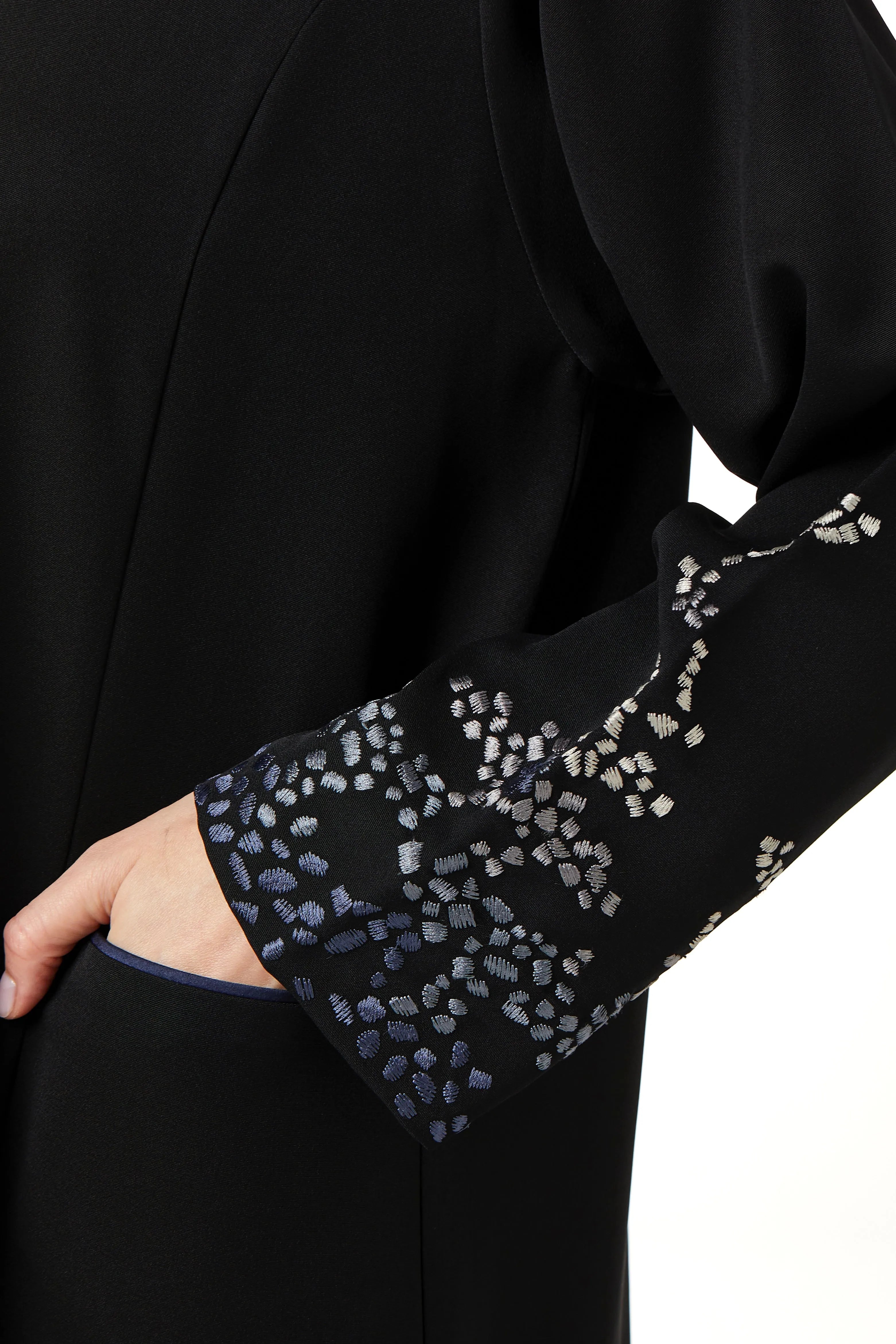 NS-2295/BK/3426 - Posh Abaya
