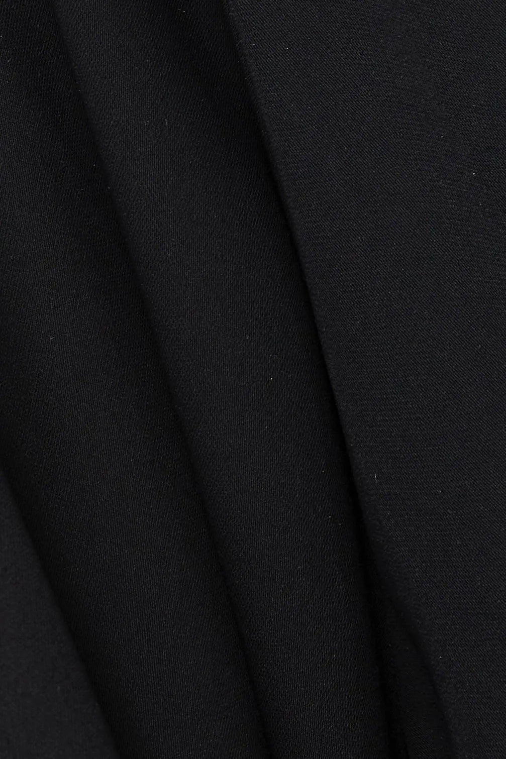 Black Layan Ready Abaya with Buttoned Overlap Fronts - Posh Abaya