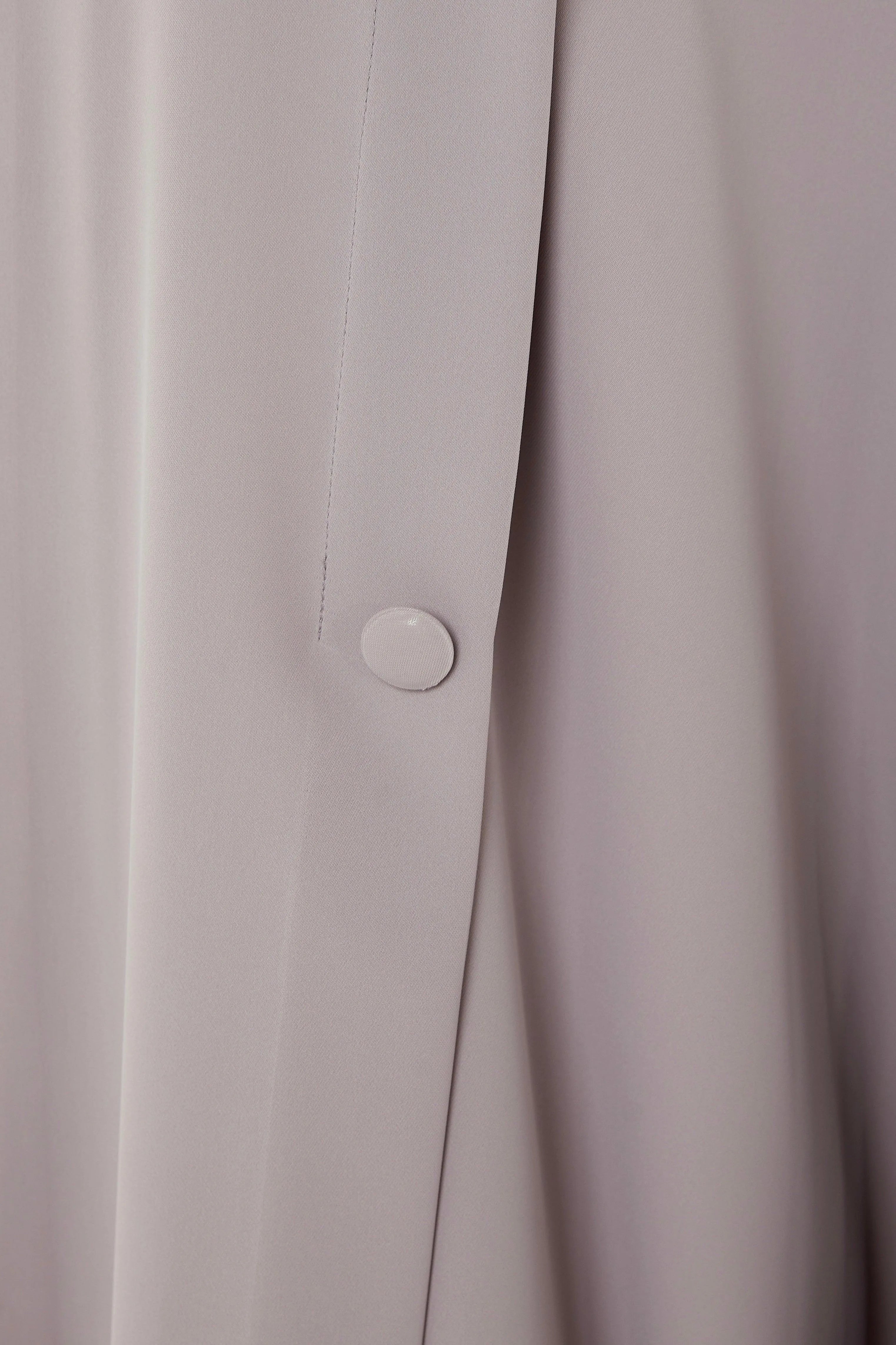 Beige Coco Crepe Bahraini Abaya with Front Pleat - Posh Abaya