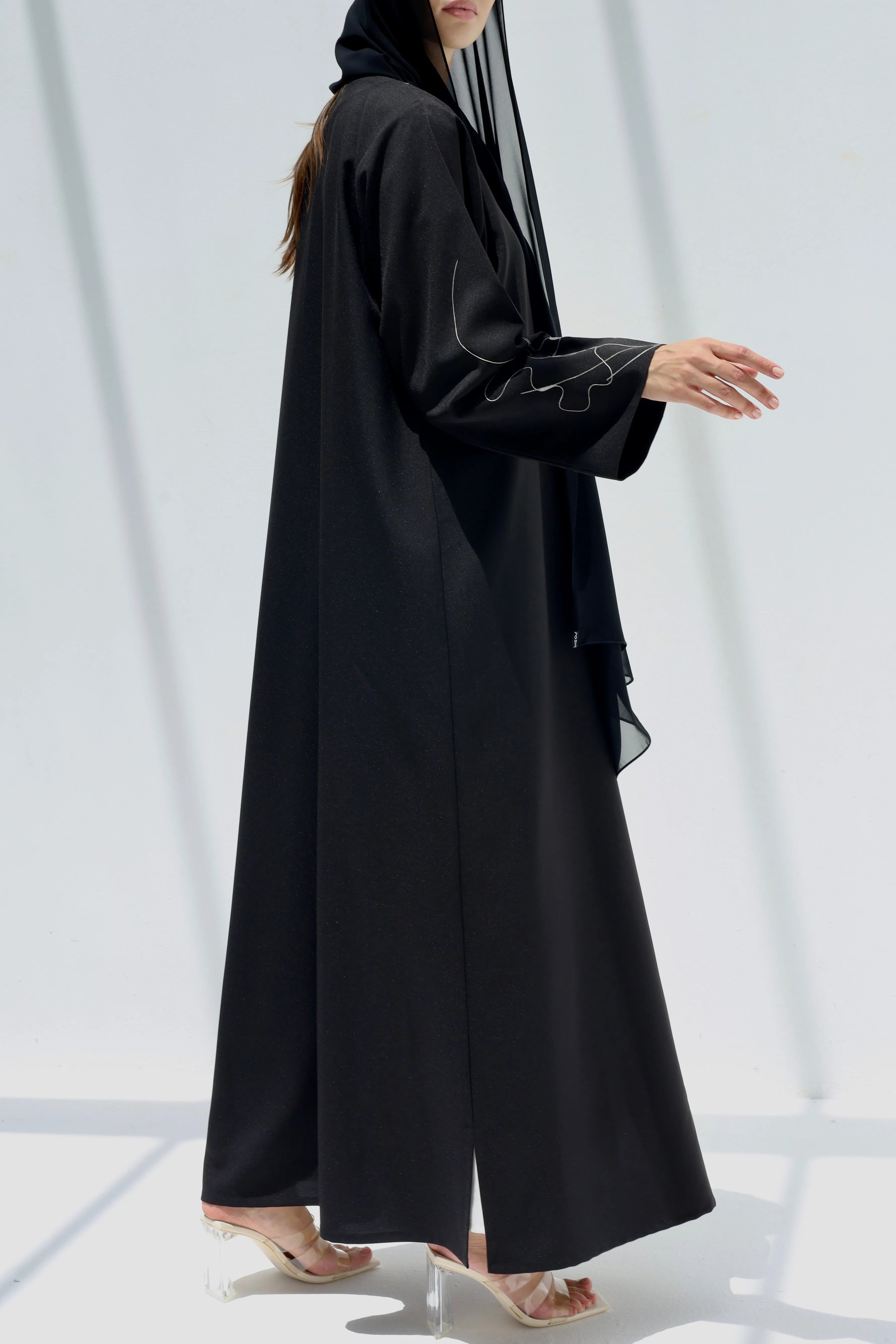 NS-2147/BK/3029 - Posh Abaya