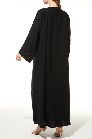 Blossom Bead & Stone Nada Custom Abaya