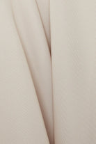 Beige Tokyo Crepe Abaya with Sleeves Embelishments - Posh Abaya