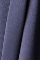 Grey Melanie Crepe Abaya with Assymetric Cut - Posh Abaya