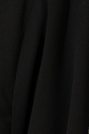 Black Lily Chiffon with Shiny Scattered Beadwork - Posh Abaya