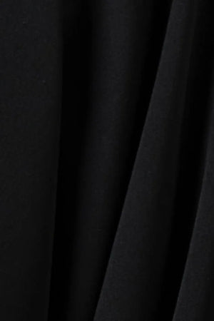 Black Royal Nada Abaya with Tulle and Copper Lacework Detail - Posh Abaya