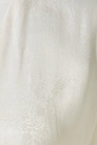 White Eliza Fukro Abaya with Abstract Artistry - Posh Abaya
