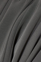 Green Mario Crepe Abaya with Front Pleat - Posh Abaya