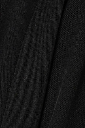 Plain Black Aria Crepe Abaya - Posh Abaya