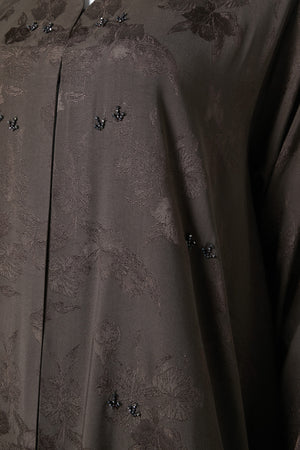 Brown Shaina Jacquar, Textured Design
