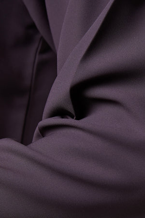 Purple Cool Crepe Abaya with Clean Minimal Design