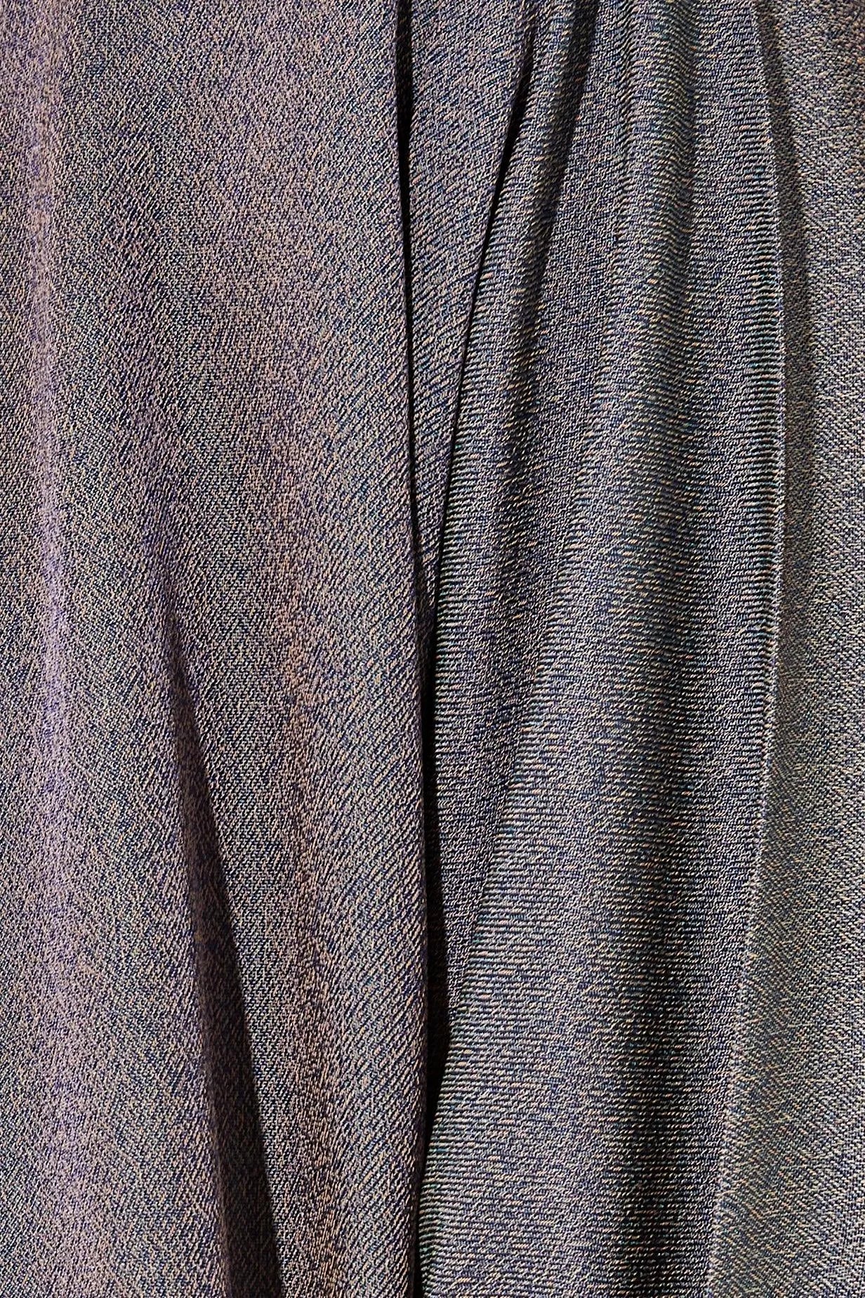 Purple Barfi Crepe Abaya with Dual Tone - Posh Abaya