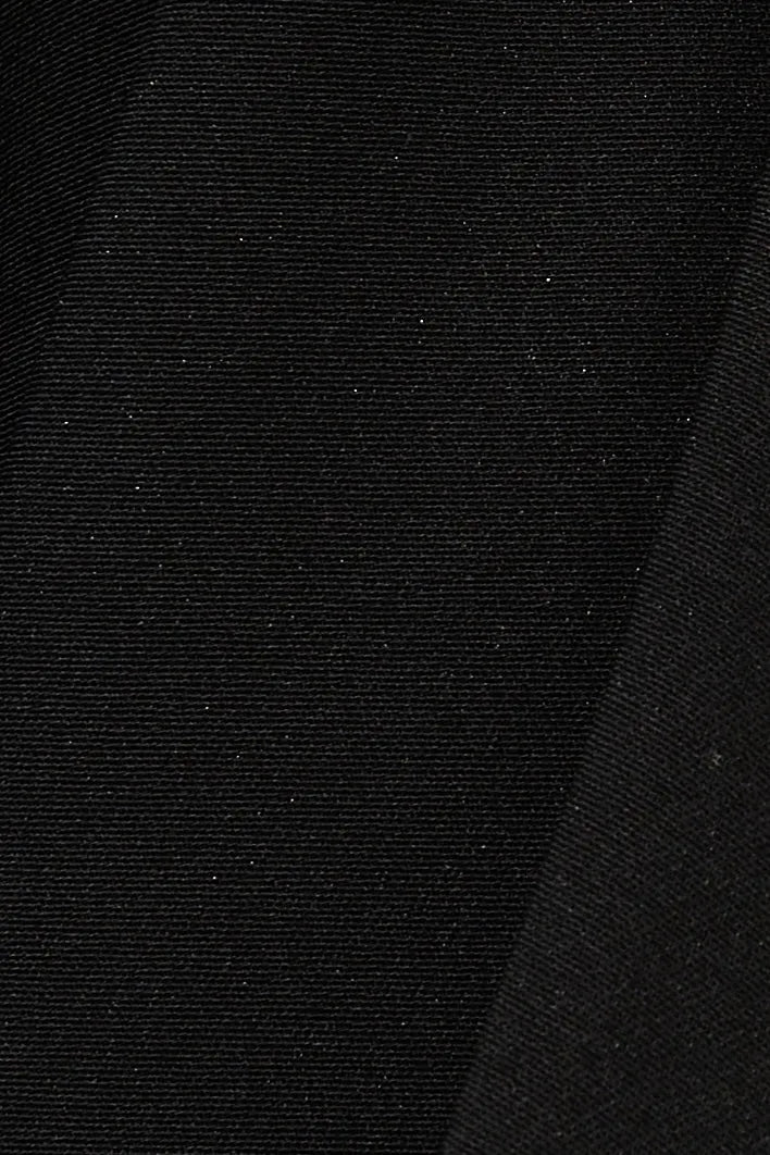 Crepe Silver touch Beaded Black Abaya - Posh Abaya