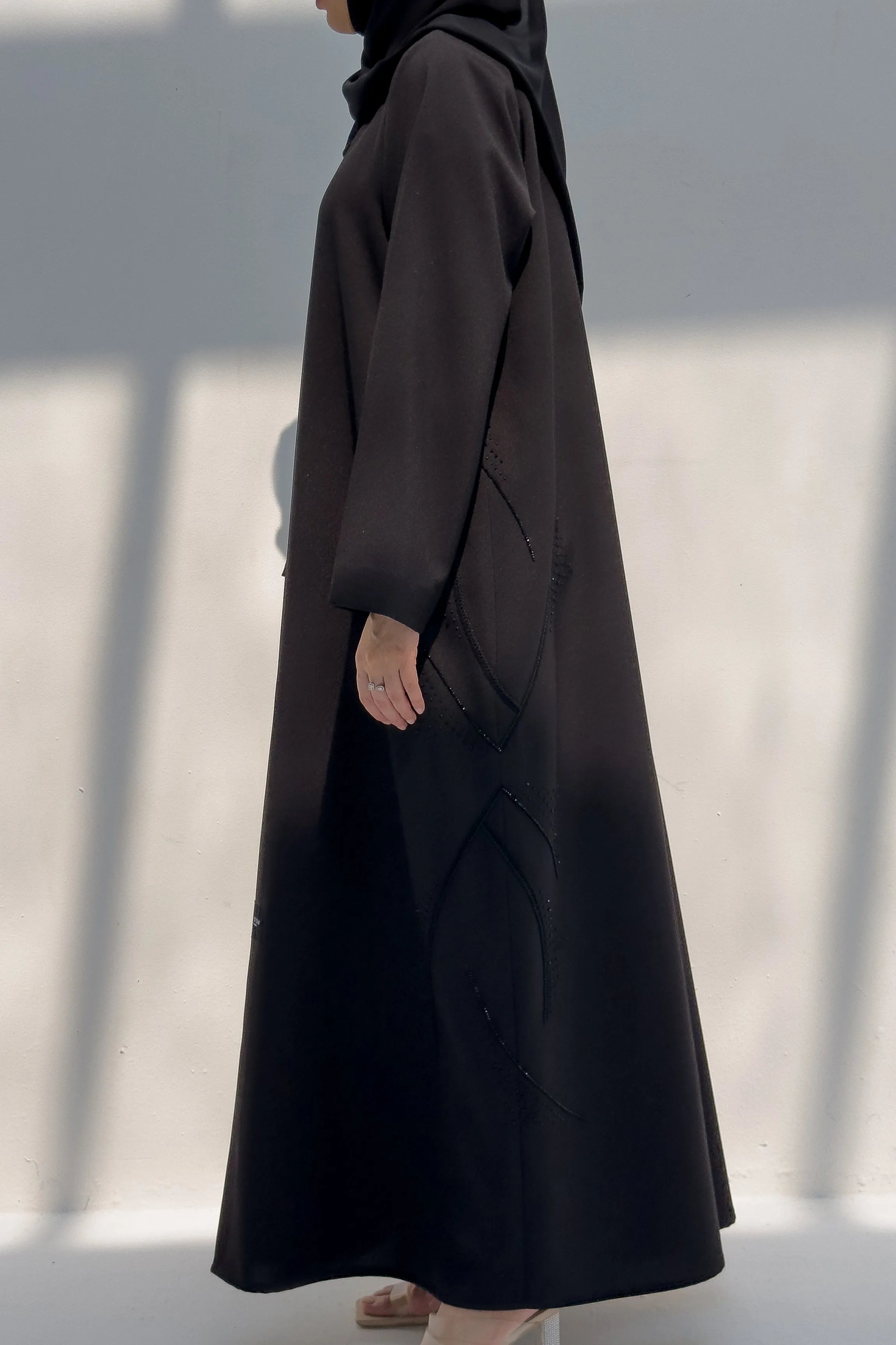 NS-2168/BK/3029 - Posh Abaya