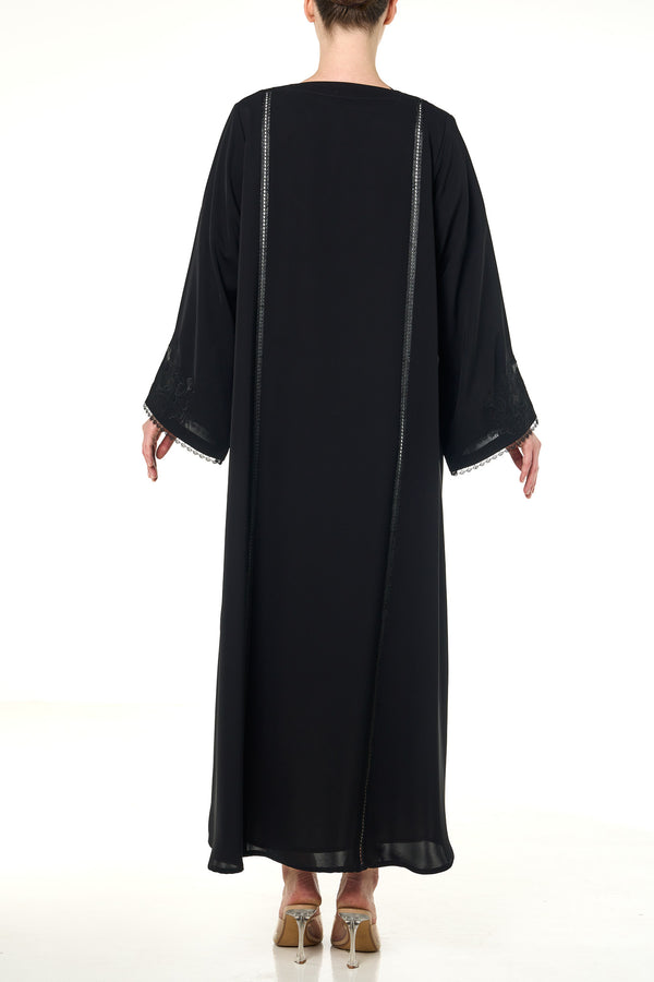 Black Maha Nada Abaya, Embroidery