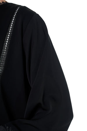 Black Maha Nada Abaya, Embroidery