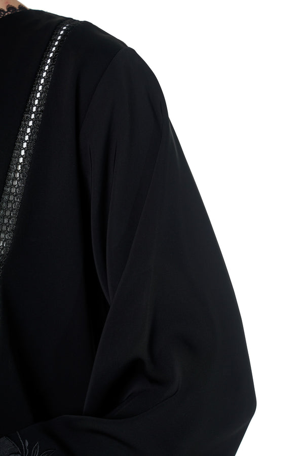 Black Maha Nada Abaya, Embroidery