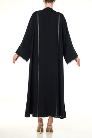 Black Maha Nada Abaya, Embroidery