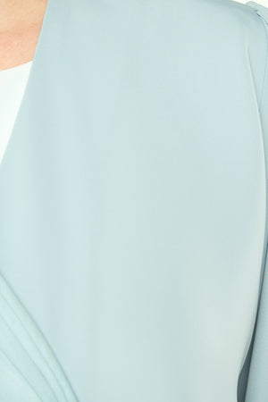 Green Joy Nada Abaya with Clean Finishing