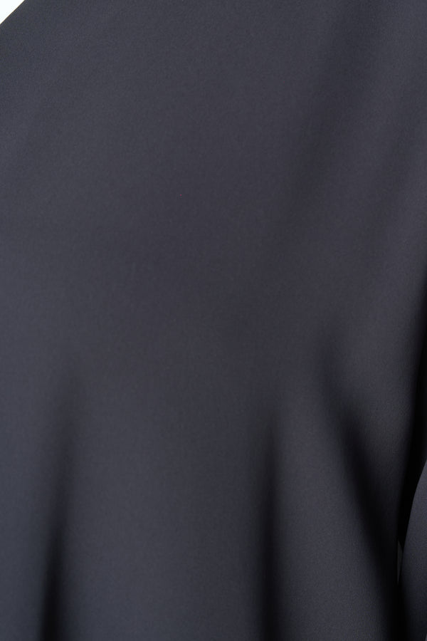 Grey Zoe Crepe Abaya