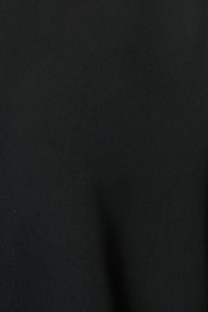 Black Reya Crepe Abaya with Beaded Trim Detailing