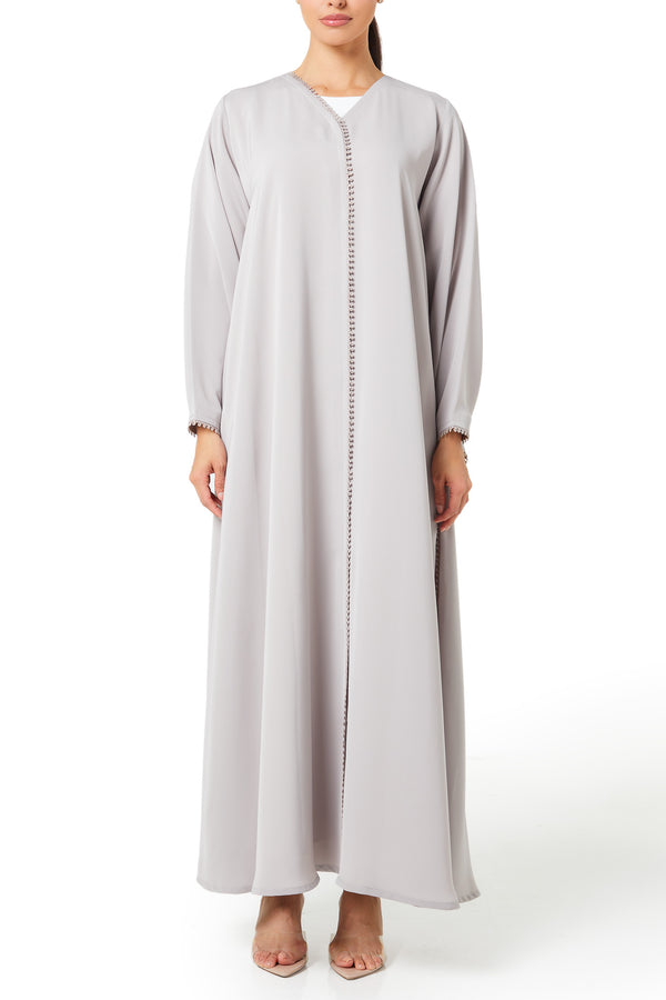 Beige Alya Nada Abaya, Basic Design