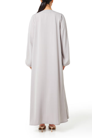 Beige Alya Nada Abaya, Basic Design