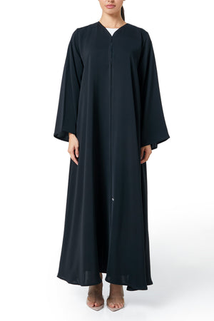 Black Classic Nada Abaya, Basic Design