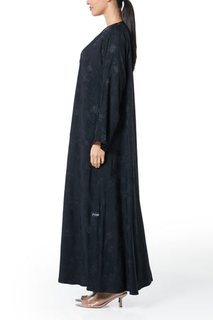 Black Shaina Jacquar, Textured Design