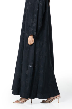 Black Shaina Jacquar, Textured Design