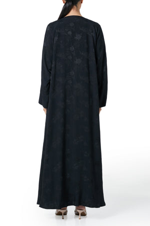 Black Shaina Jacquar, Textured Design