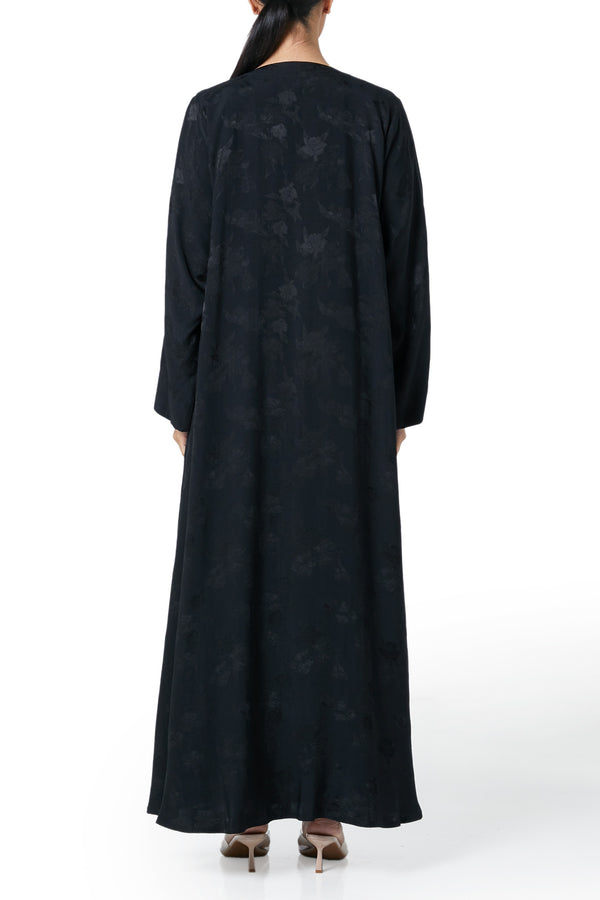 Black Shaina Jacquar, Textured Design