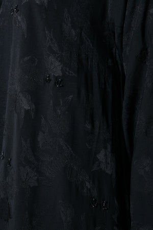 Black Shaina Jacquar, Textured Design