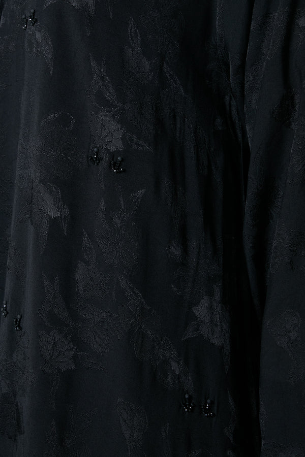 Black Shaina Jacquar, Textured Design