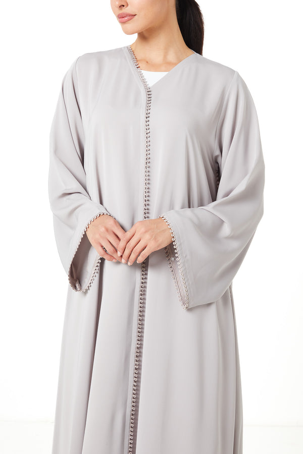 Beige Alya Nada Abaya, Basic Design