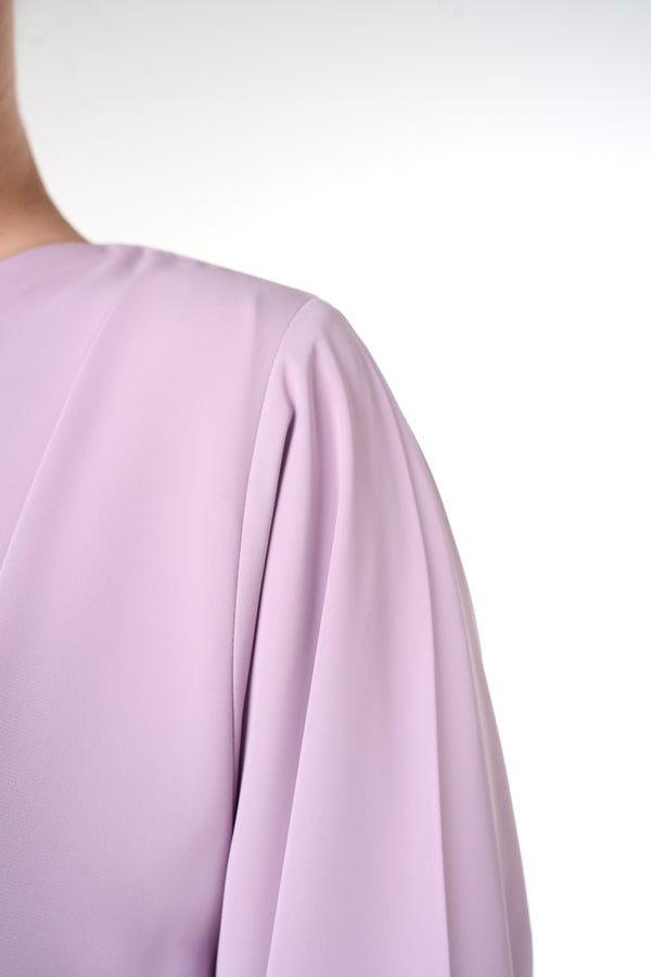 Purple Jouri Nada Abaya, Front Beadwork
