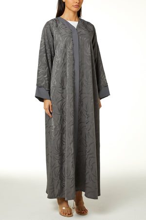 Grey Alpha Jaquard, Front Beadwork Detail