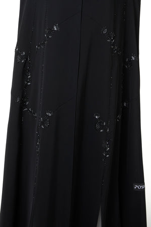 Black Royal Nada, Front and Sleeve Beadwork Detail