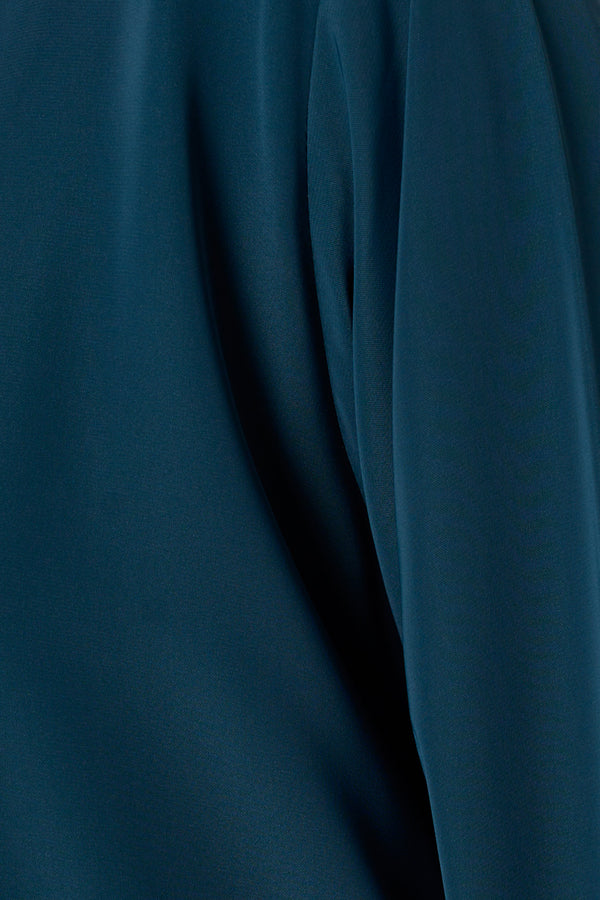 Blue Amani Nada Abaya, Lace Detail